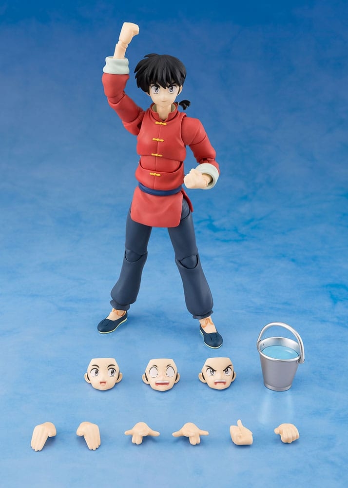 Ranma Saotome SH Figuarts par Bandai Tamashii Nations - figurine Ranma 1/2 de 14 cm