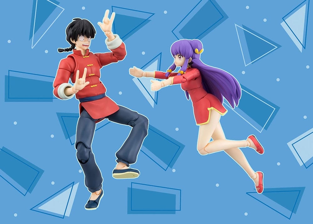 Ranma Saotome SH Figuarts par Bandai Tamashii Nations - figurine Ranma 1/2 de 14 cm