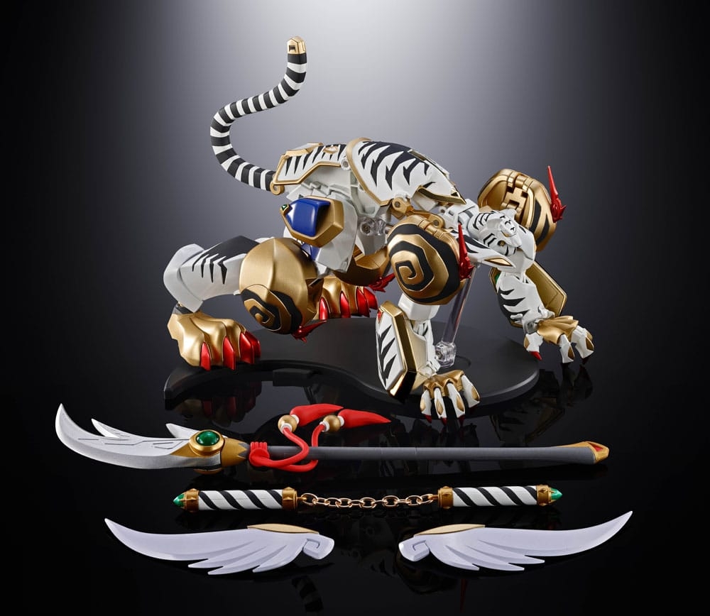 Ryuko-O et Koryu-O Soul of Chogokin par Bandai - figurines Super Robot Wars OG de 20 cm - Reference GX-119