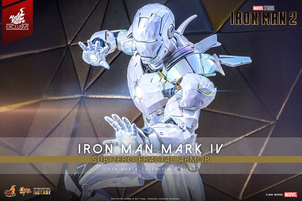 Iron Man Mark IV (Sub Zero Fractal Armor) by Hot Toys - Iron Man 2 1/6 scale action figure - Reference MMS830D76