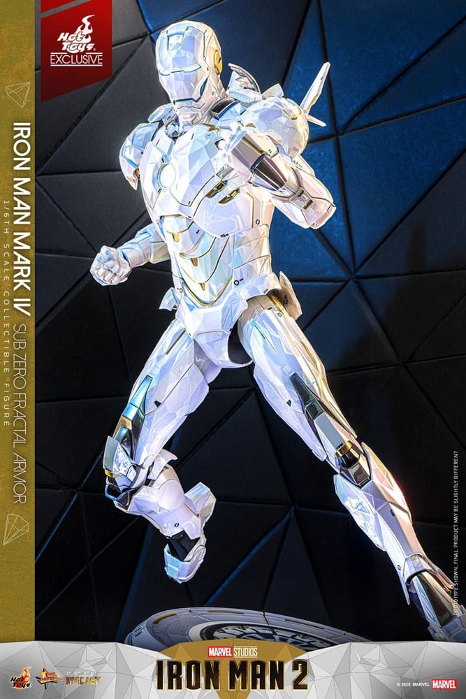Iron Man Mark IV (Sub Zero Fractal Armor) by Hot Toys - Iron Man 2 1/6 scale action figure - Reference MMS830D76
