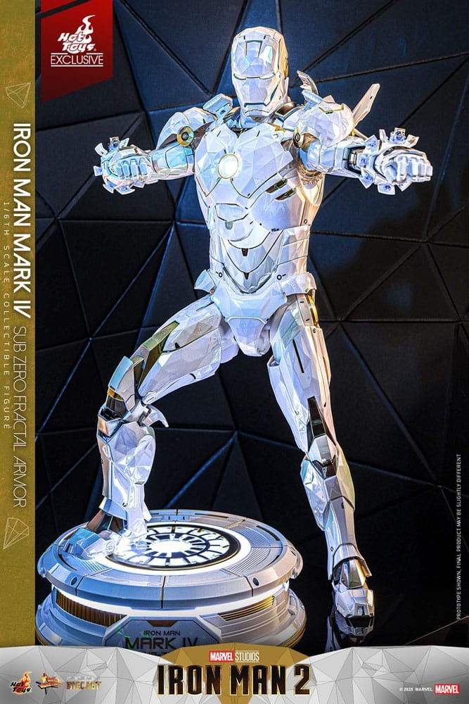 Iron Man Mark IV (Sub Zero Fractal Armor) by Hot Toys - Iron Man 2 1/6 scale action figure - Reference MMS830D76