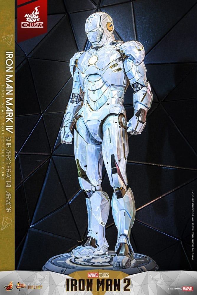 Iron Man Mark IV (Sub Zero Fractal Armor) by Hot Toys - Iron Man 2 1/6 scale action figure - Reference MMS830D76