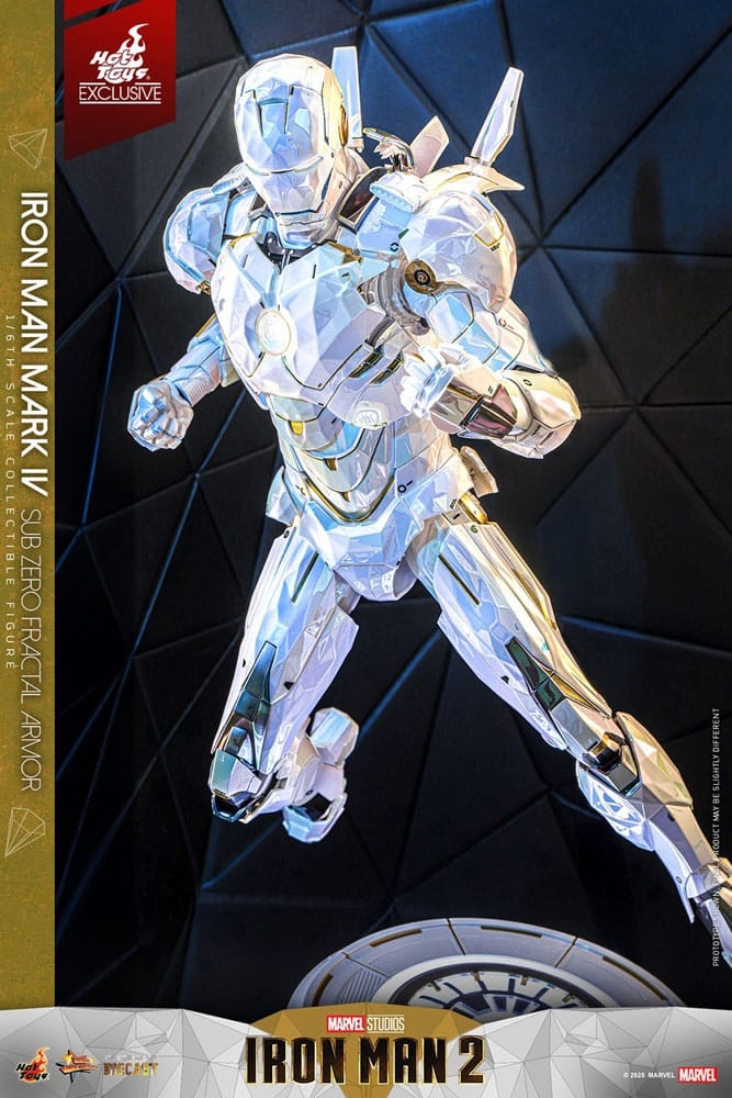 Iron Man Mark IV (Sub Zero Fractal Armor) by Hot Toys - Iron Man 2 1/6 scale action figure - Reference MMS830D76
