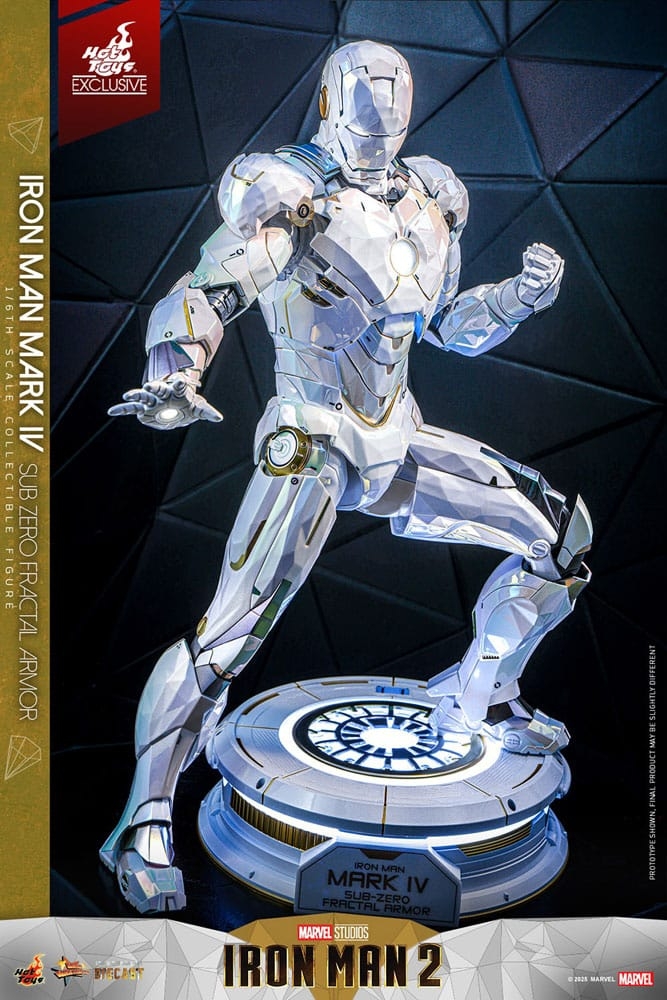 Iron Man Mark IV (Sub Zero Fractal Armor) by Hot Toys - Iron Man 2 1/6 scale action figure - Reference MMS830D76
