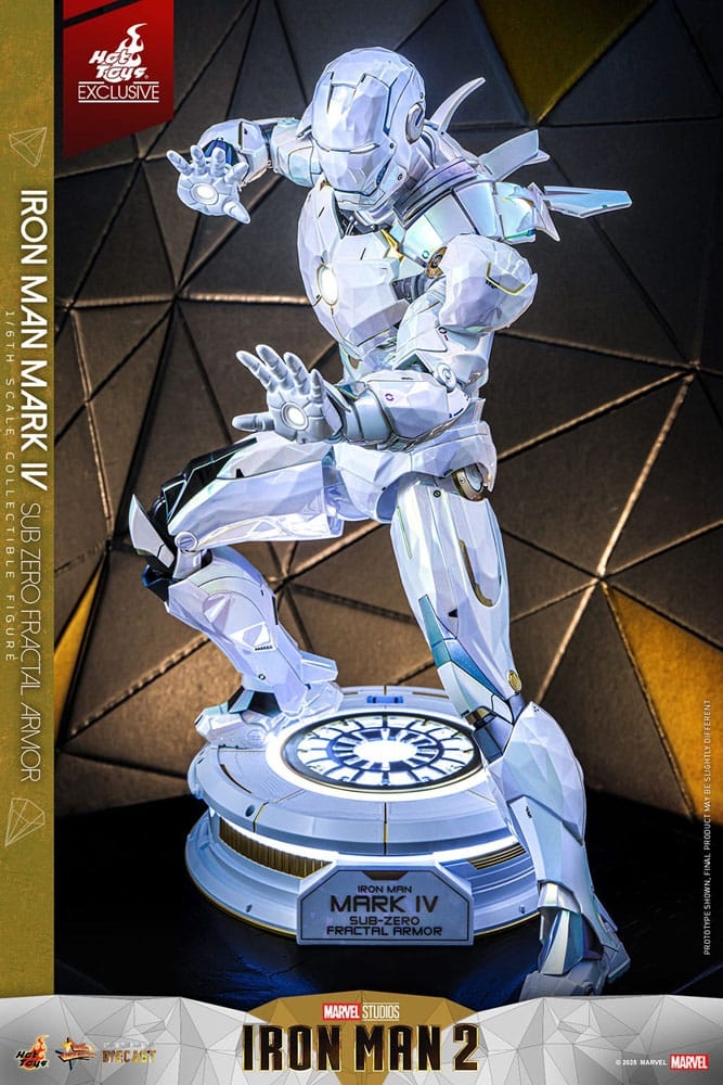 Iron Man Mark IV (Sub Zero Fractal Armor) by Hot Toys - Iron Man 2 1/6 scale action figure - Reference MMS830D76