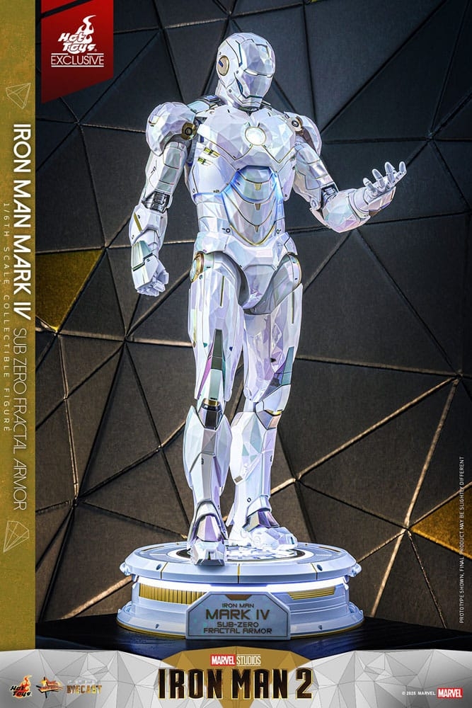 Iron Man Mark IV (Sub Zero Fractal Armor) by Hot Toys - Iron Man 2 1/6 scale action figure - Reference MMS830D76