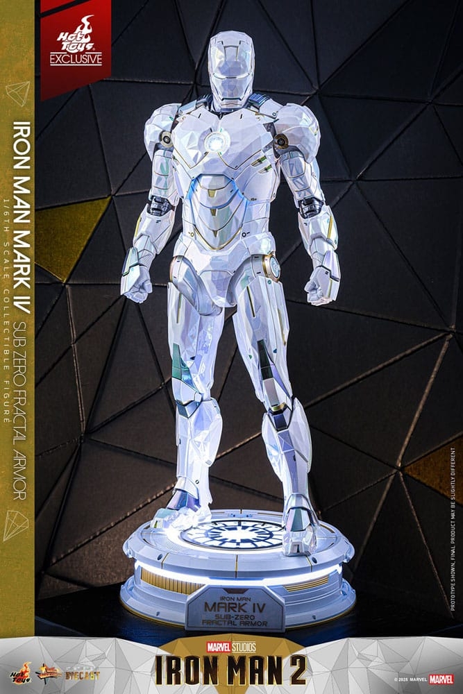 Iron Man Mark IV (Sub Zero Fractal Armor) by Hot Toys - Iron Man 2 1/6 scale action figure - Reference MMS830D76