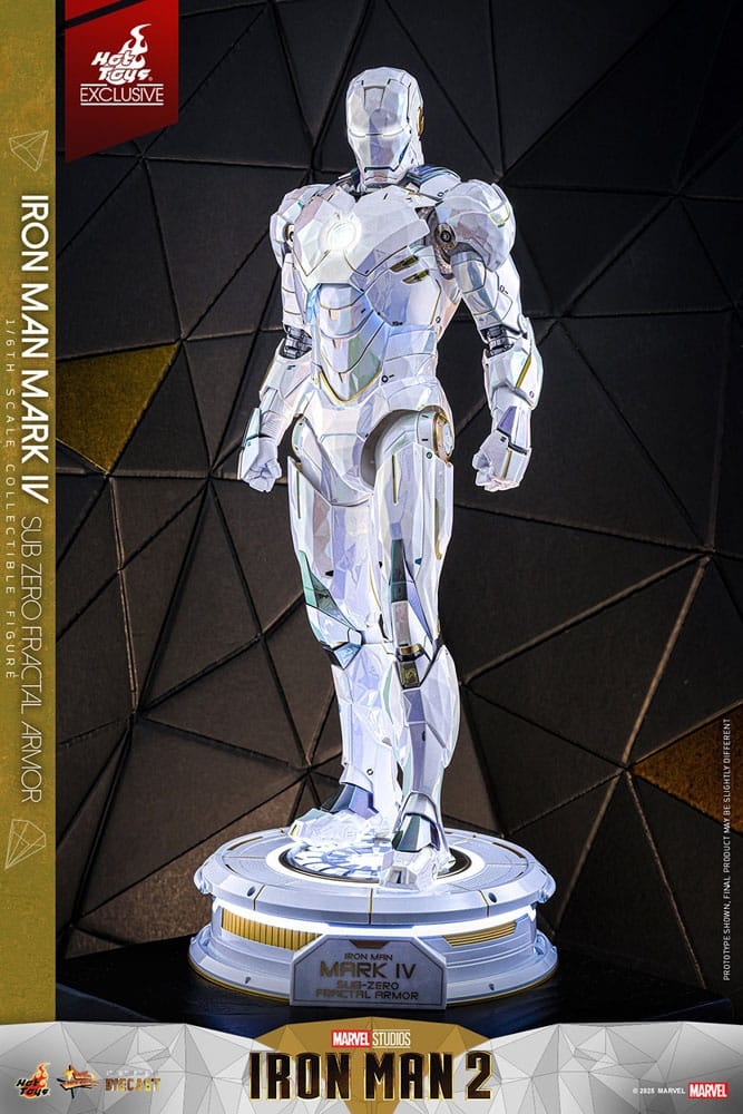 Iron Man Mark IV (Sub Zero Fractal Armor) by Hot Toys - Iron Man 2 1/6 scale action figure - Reference MMS830D76