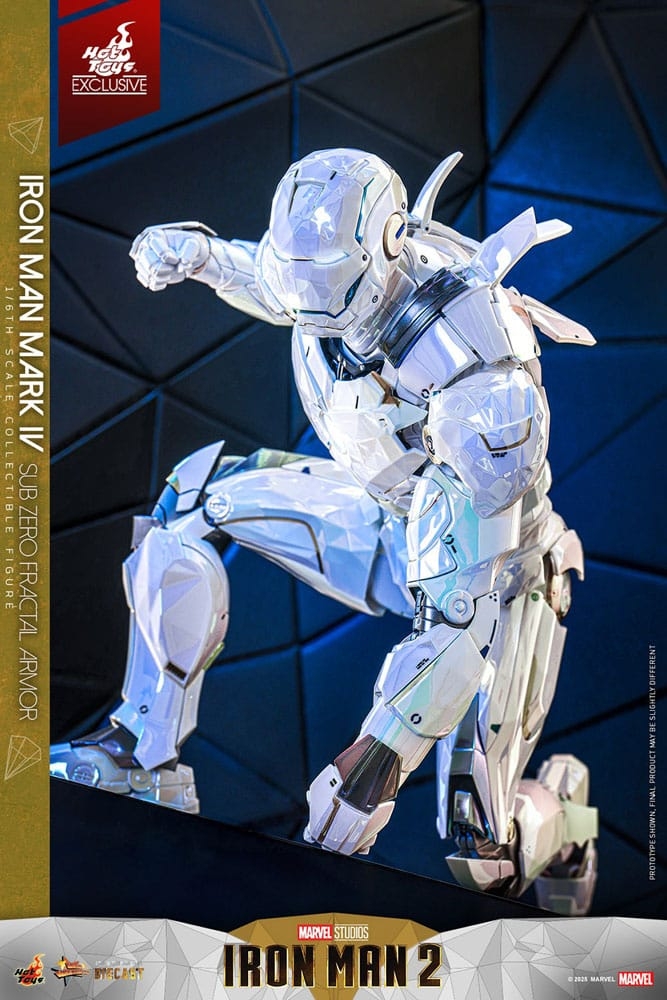 Iron Man Mark IV (Sub Zero Fractal Armor) by Hot Toys - Iron Man 2 1/6 scale action figure - Reference MMS830D76