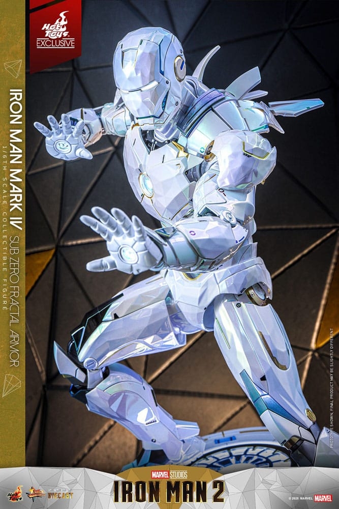 Iron Man Mark IV (Sub Zero Fractal Armor) by Hot Toys - Iron Man 2 1/6 scale action figure - Reference MMS830D76