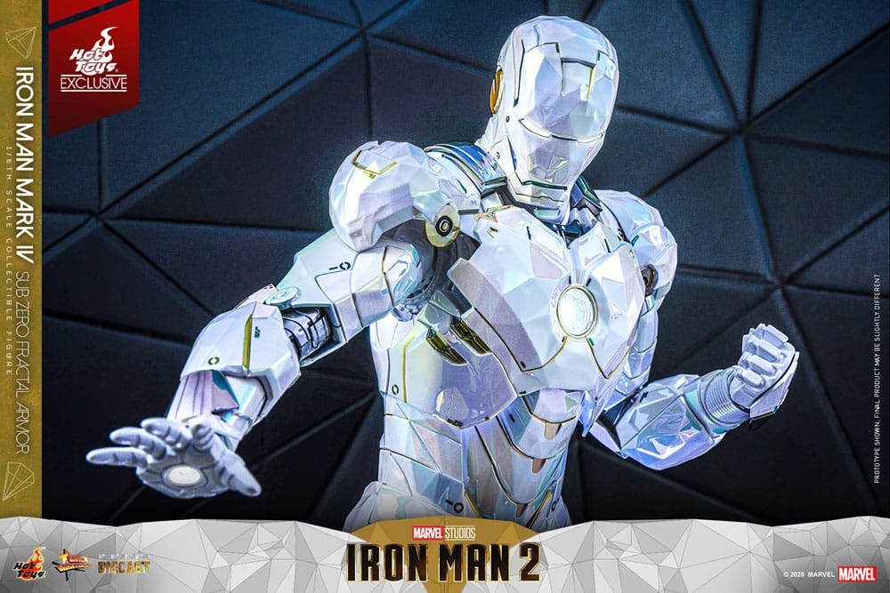 Iron Man Mark IV (Sub Zero Fractal Armor) by Hot Toys - Iron Man 2 1/6 scale action figure - Reference MMS830D76