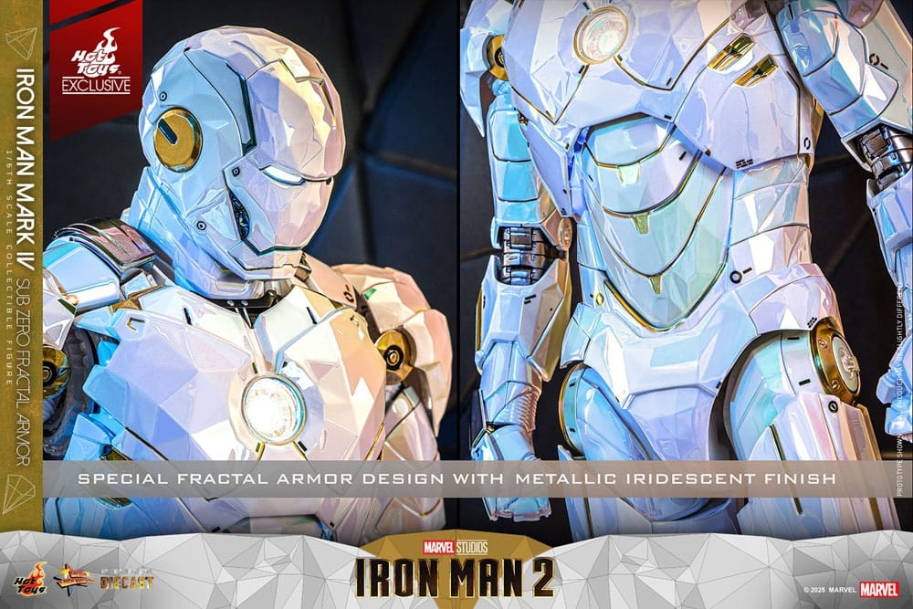 Iron Man Mark IV (Sub Zero Fractal Armor) by Hot Toys - Iron Man 2 1/6 scale action figure - Reference MMS830D76