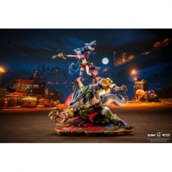 Jinx et Warwick par Pure Arts - diorama 1/10 2XKO - League Of Legends de 30 cm
