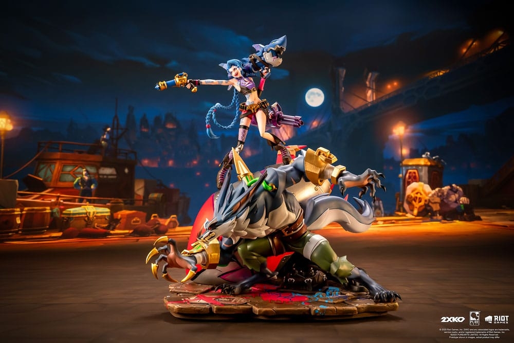 Jinx and Warwick by Pure Arts - 2XKO - League Of Legends 1/10 scale diorama