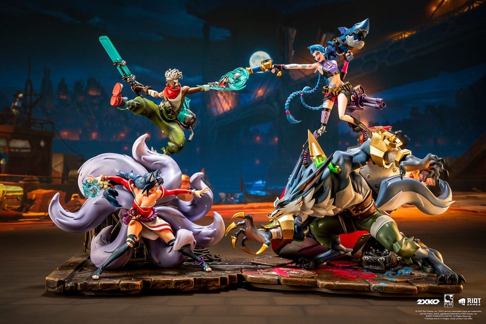 Jinx and Warwick by Pure Arts - 2XKO - League Of Legends 1/10 scale diorama