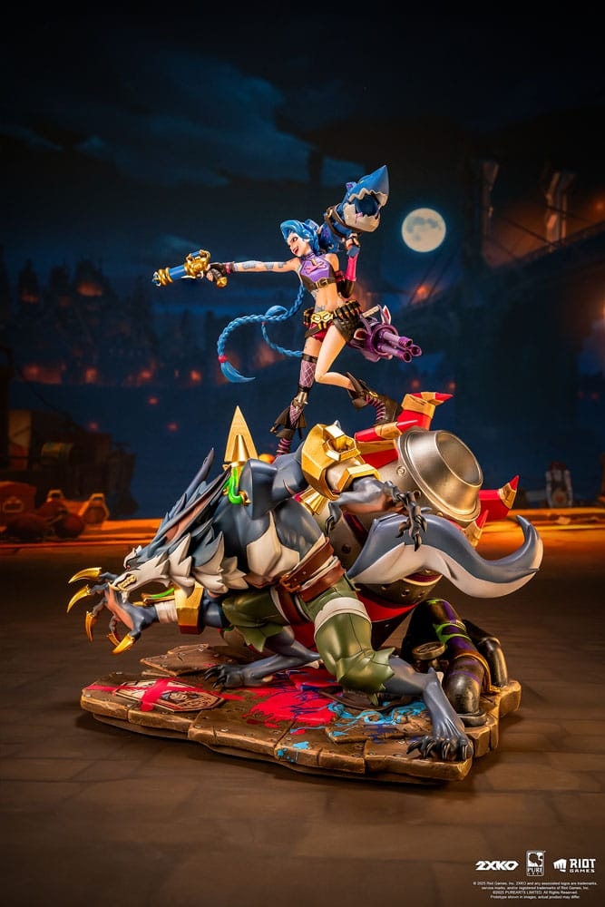 Jinx and Warwick by Pure Arts - 2XKO - League Of Legends 1/10 scale diorama