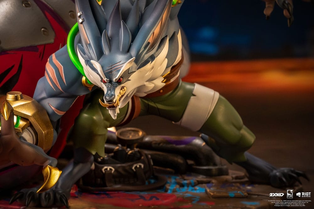 Jinx and Warwick by Pure Arts - 2XKO - League Of Legends 1/10 scale diorama
