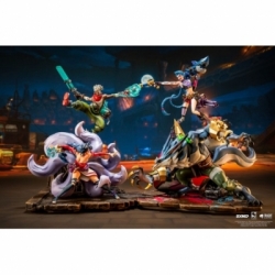 Ekko and Ahri van Pure Arts - 2XKO - League Of Legends 1/10 schaal diorama