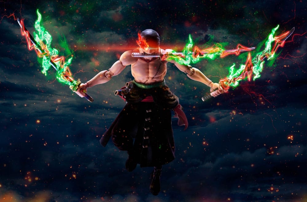 Zoro (King Of Hell) SH Figuarts par Bandai Tamashii Nations - figurine One Piece de 15 cm