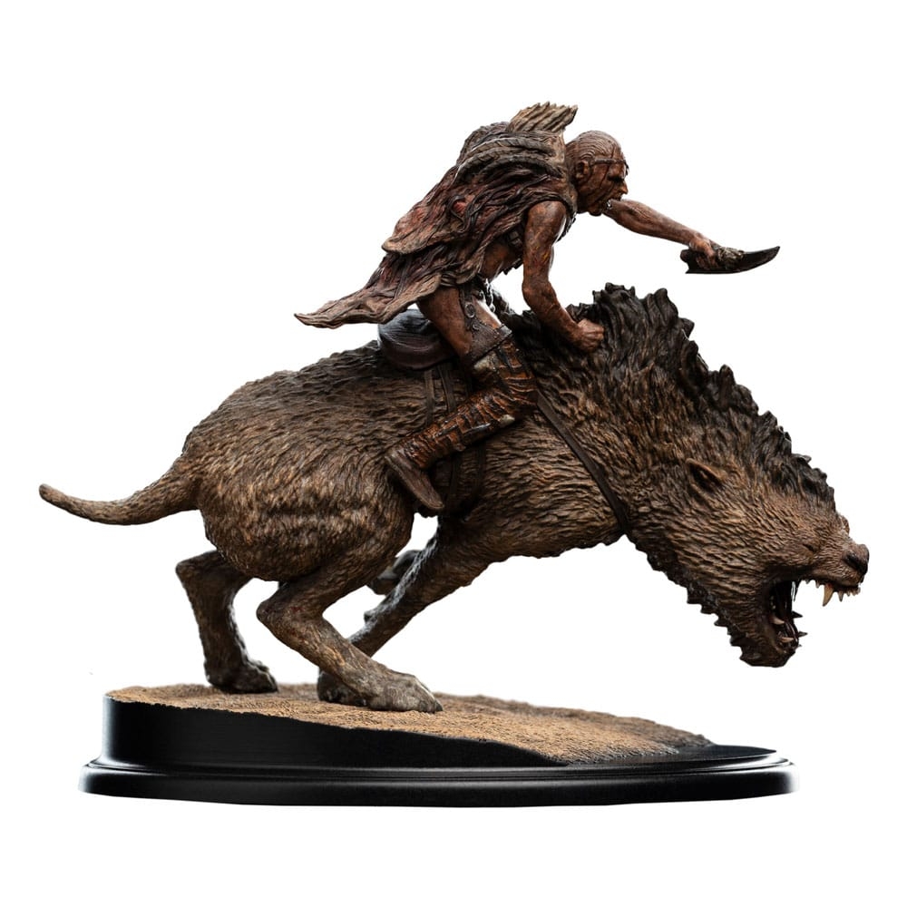 Sharkû on Warg by Weta - The Lord Of The Rings 18 cm figure
