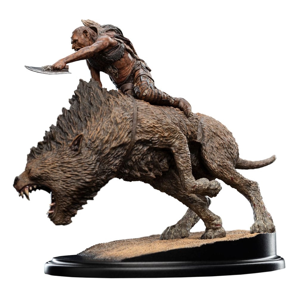 Sharkû on Warg by Weta - The Lord Of The Rings 18 cm figure