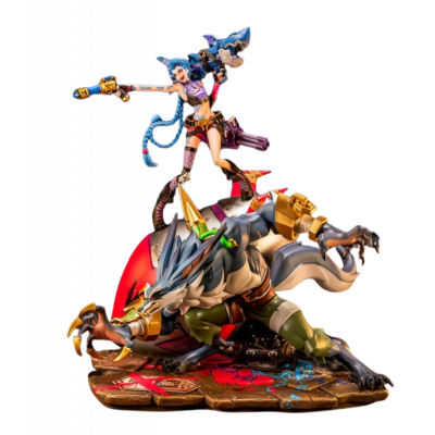 Jinx et Warwick par Pure Arts - diorama 1/10 2XKO - League Of Legends de 30 cm Jinx et Warwick par Pure Arts - diorama 1/10 2XKO - League Of Legends de 30 cm