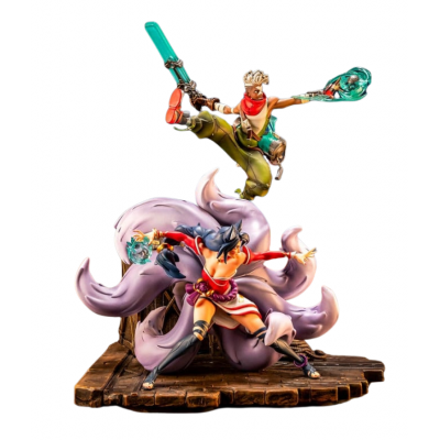 Ekko and Ahri by Pure Arts - 2XKO - League Of Legends 1/10 scale diorama Ekko and Ahri by Pure Arts - 2XKO - League Of Legends 1/10 scale diorama