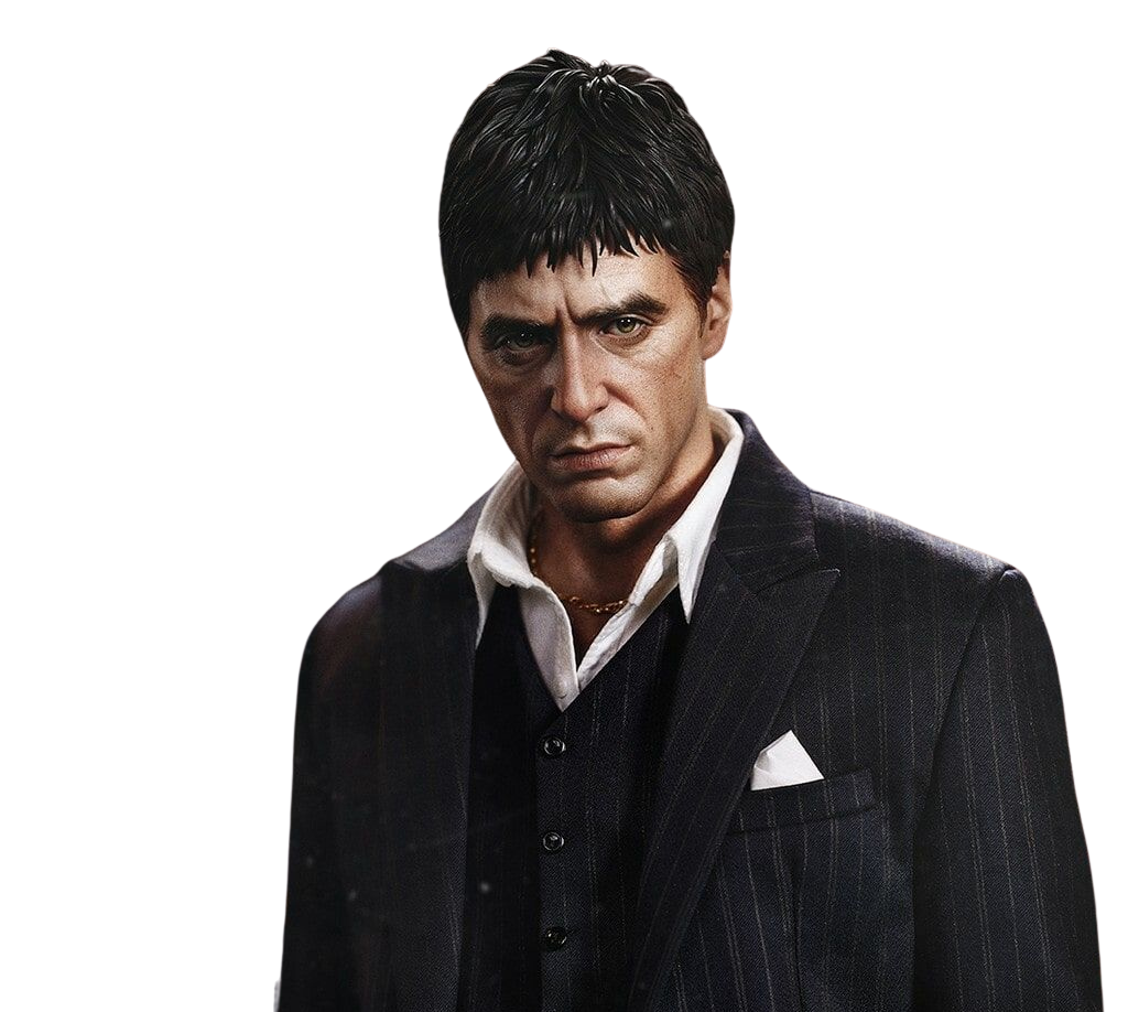 Tony Montana Blitzway sculpted hair 1/4 statue (Scarface)
