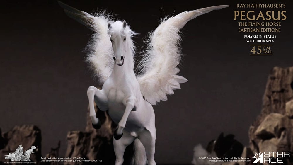 Pegasus (The Flying Horse) by Star Ace Toys Artisan Edition version - Clash Of The Titans 1/6 scale figure