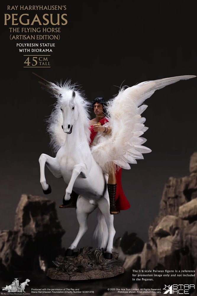 Pegasus (The Flying Horse) by Star Ace Toys Artisan Edition version - Clash Of The Titans 1/6 scale figure