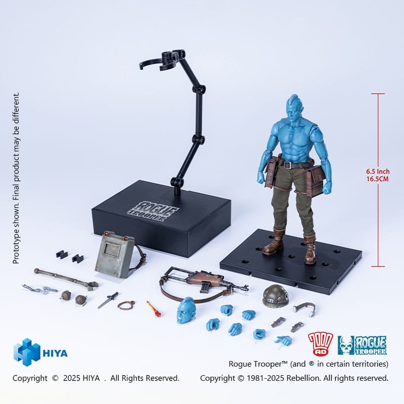 Rogue Trooper by Hiya Toys - Rogue Trooper 1/12 scale action figure