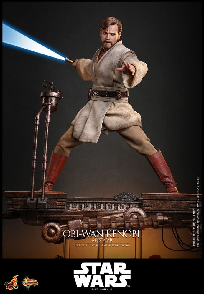 Obi-Wan Kenobi (Mustafar) by Hot Toys - Star Wars Episode 3 : Revenge Of The Sith 1/6 scale action figure - Reference MMS843