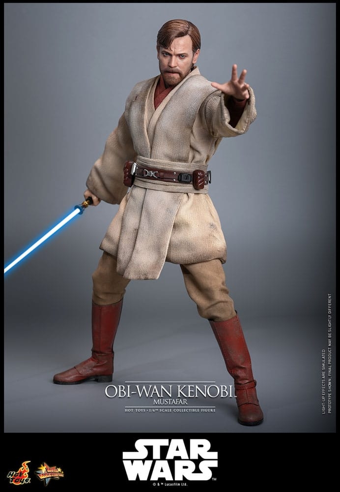 Obi-Wan Kenobi (Mustafar) by Hot Toys - Star Wars Episode 3 : Revenge Of The Sith 1/6 scale action figure - Reference MMS843