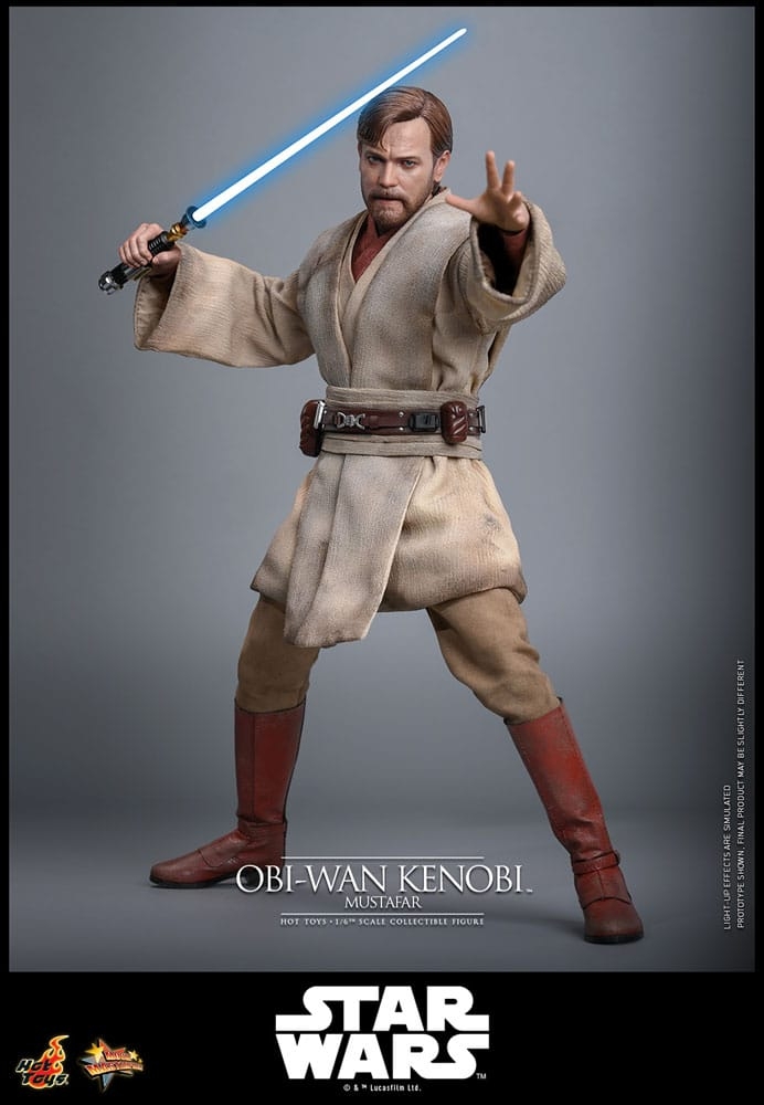 Obi-Wan Kenobi (Mustafar) by Hot Toys - Star Wars Episode 3 : Revenge Of The Sith 1/6 scale action figure - Reference MMS843