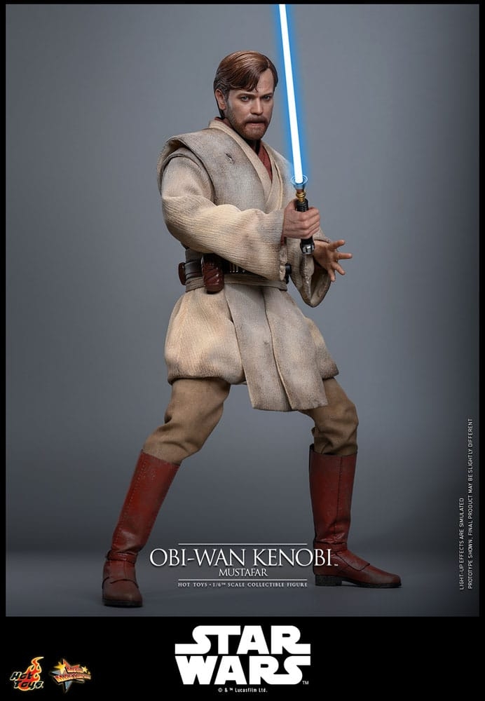 Obi-Wan Kenobi (Mustafar) by Hot Toys - Star Wars Episode 3 : Revenge Of The Sith 1/6 scale action figure - Reference MMS843