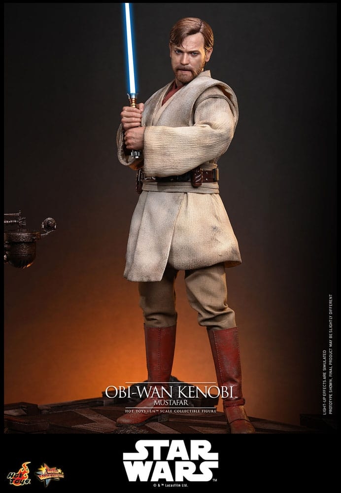 Obi-Wan Kenobi (Mustafar) by Hot Toys - Star Wars Episode 3 : Revenge Of The Sith 1/6 scale action figure - Reference MMS843