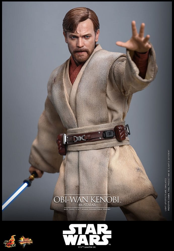 Obi-Wan Kenobi (Mustafar) by Hot Toys - Star Wars Episode 3 : Revenge Of The Sith 1/6 scale action figure - Reference MMS843