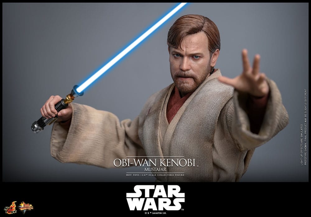 Obi-Wan Kenobi (Mustafar) by Hot Toys - Star Wars Episode 3 : Revenge Of The Sith 1/6 scale action figure - Reference MMS843