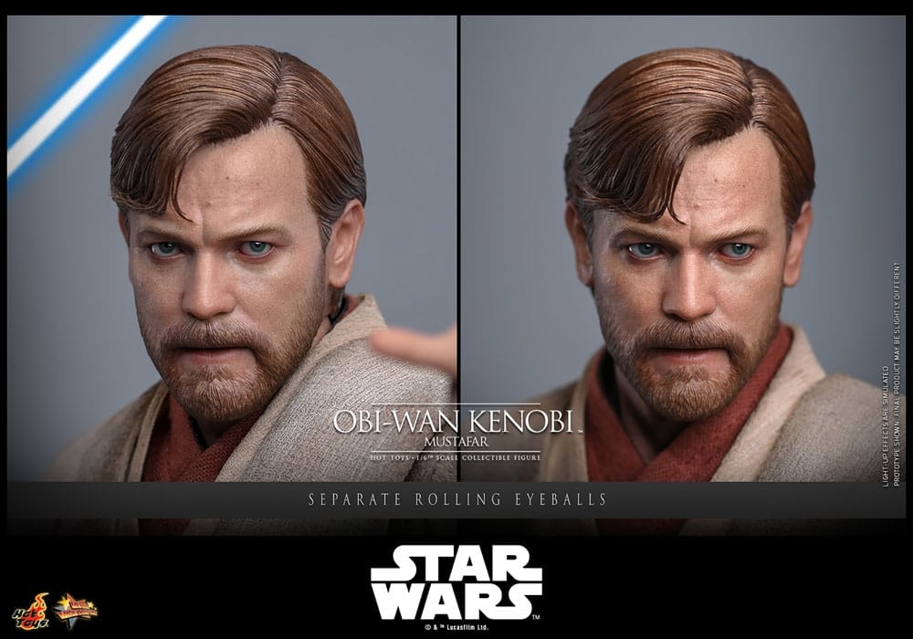 Obi-Wan Kenobi (Mustafar) by Hot Toys - Star Wars Episode 3 : Revenge Of The Sith 1/6 scale action figure - Reference MMS843