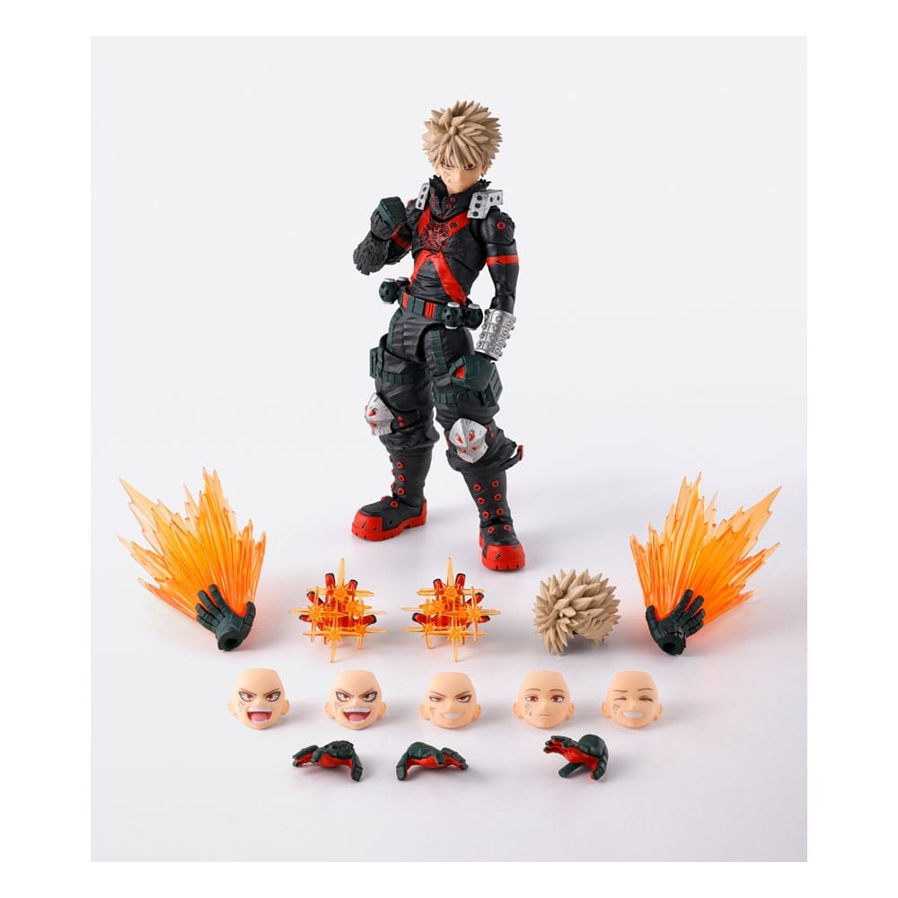 Katsuki Bakugo (The Beginning) SH Figuarts par Bandai Tamashii Nations - figurine My Hero Academia de 15 cm