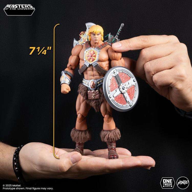 He-Man (MOTU 200x) par Mondo - figurine 1/12 Les Maîtres De L'Univers de 20 cm