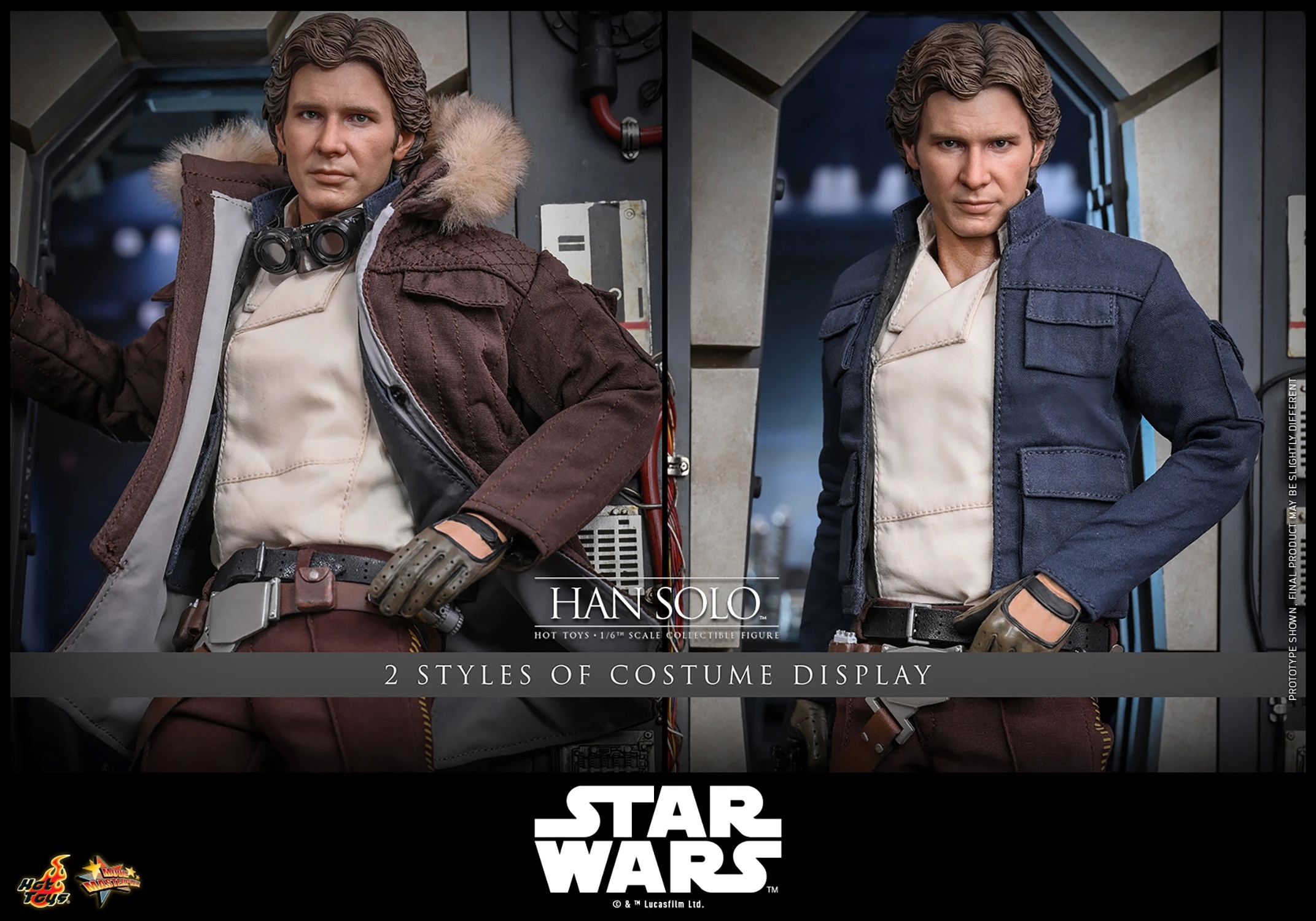 Han Solo by Hot Toys - Star Wars Episode V: The Empire Strikes Back 1/6 scale action figure - Reference MMS846