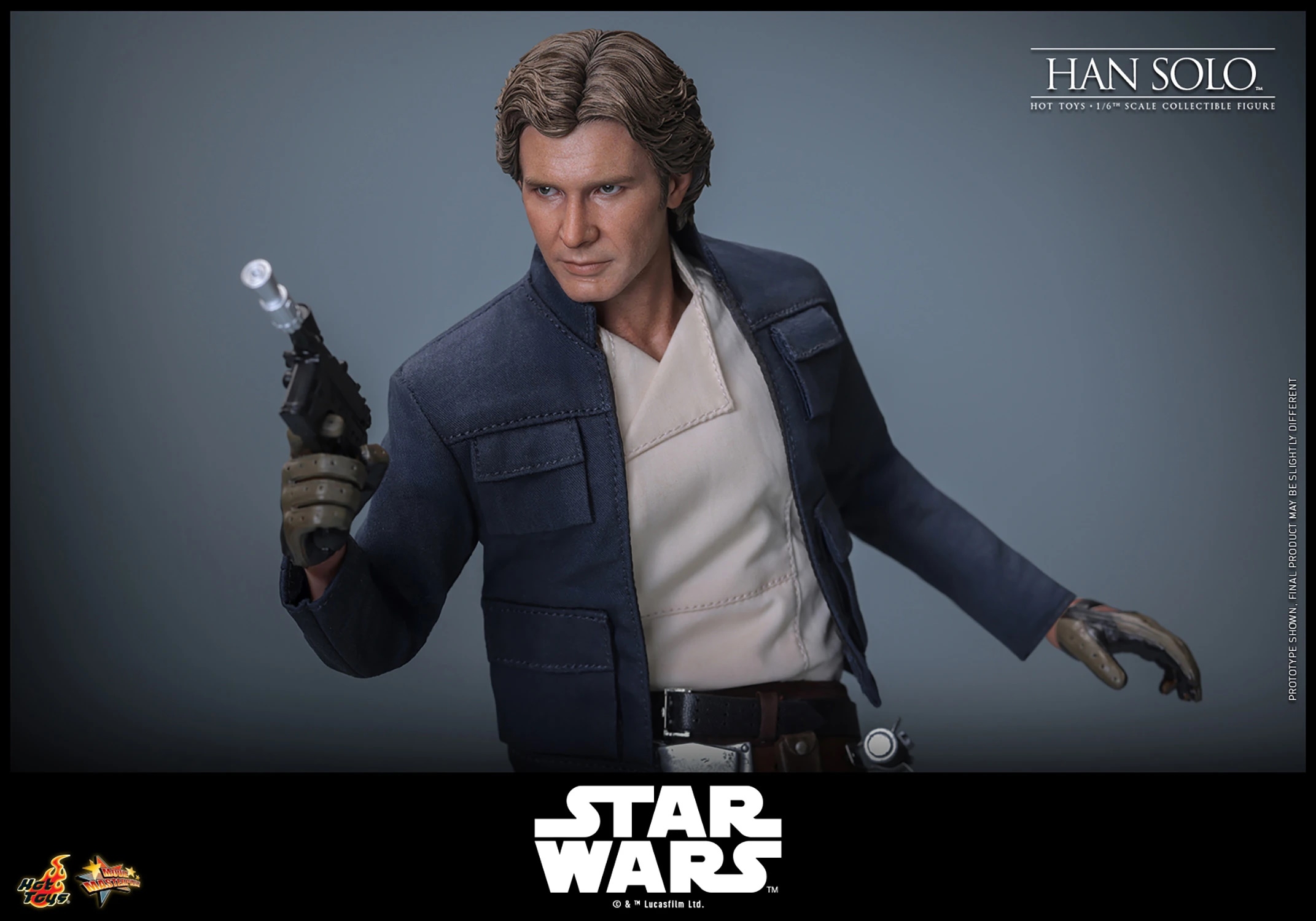 Han Solo by Hot Toys - Star Wars Episode V: The Empire Strikes Back 1/6 scale action figure - Reference MMS846
