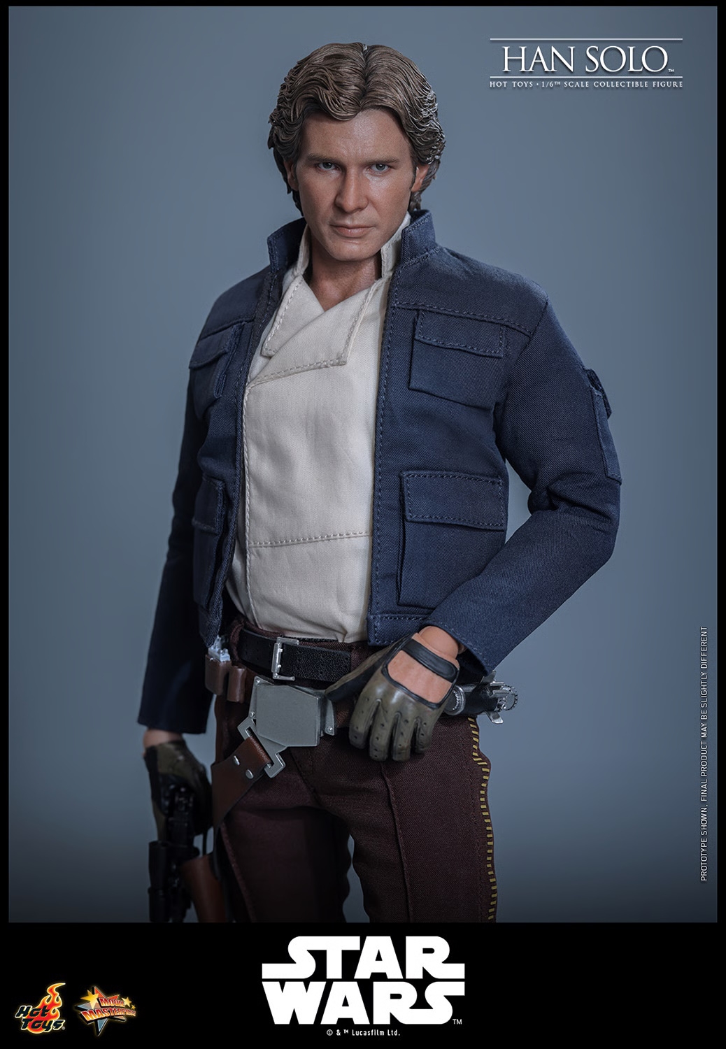 Han Solo par Hot Toys - figurine 1/6 Star Wars Episode V : L'Empire Contre-Attaque de 31 cm - Reference MMS846