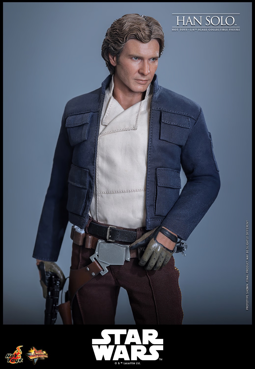 Han Solo par Hot Toys - figurine 1/6 Star Wars Episode V : L'Empire Contre-Attaque de 31 cm - Reference MMS846