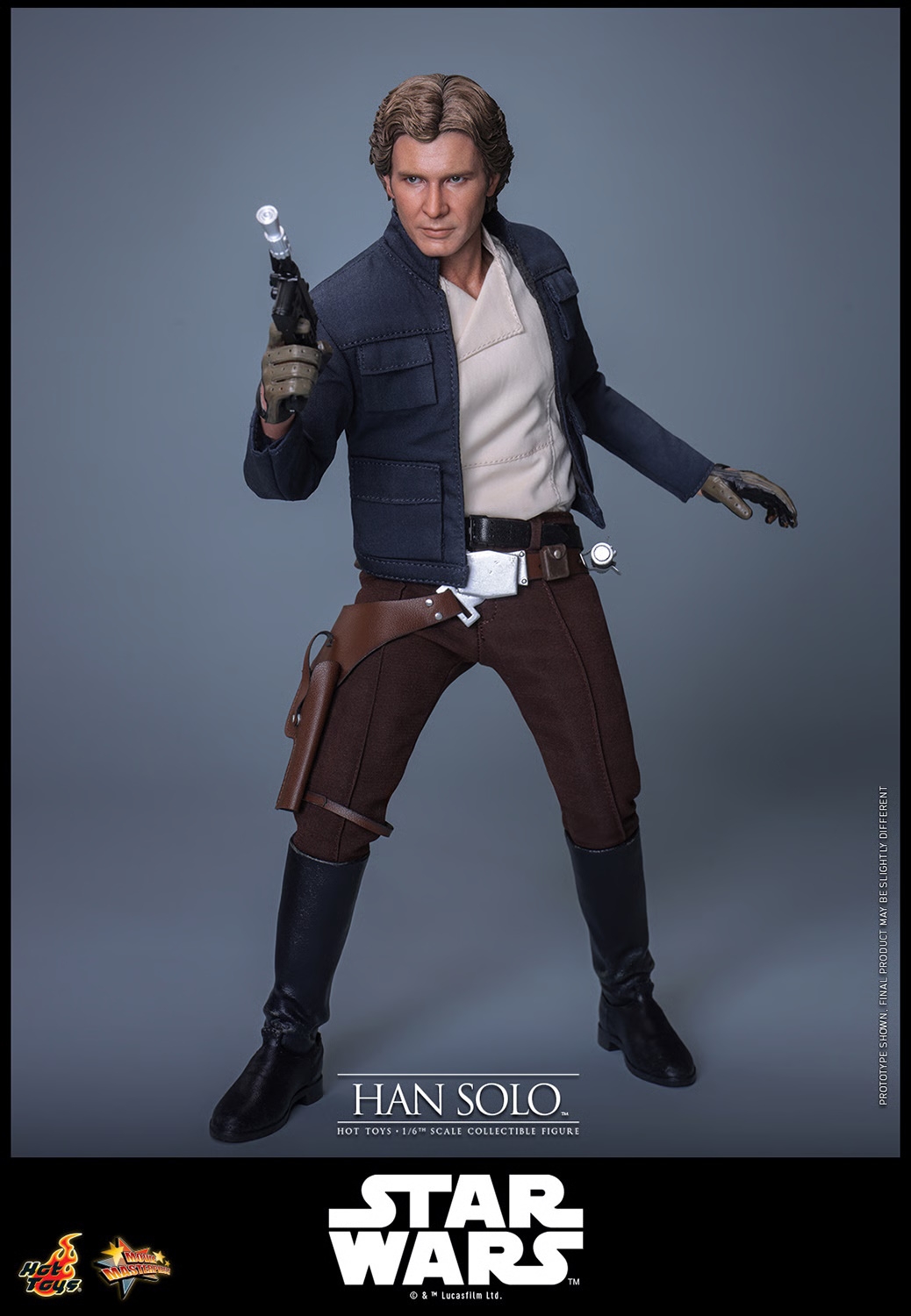 Han Solo par Hot Toys - figurine 1/6 Star Wars Episode V : L'Empire Contre-Attaque de 31 cm - Reference MMS846