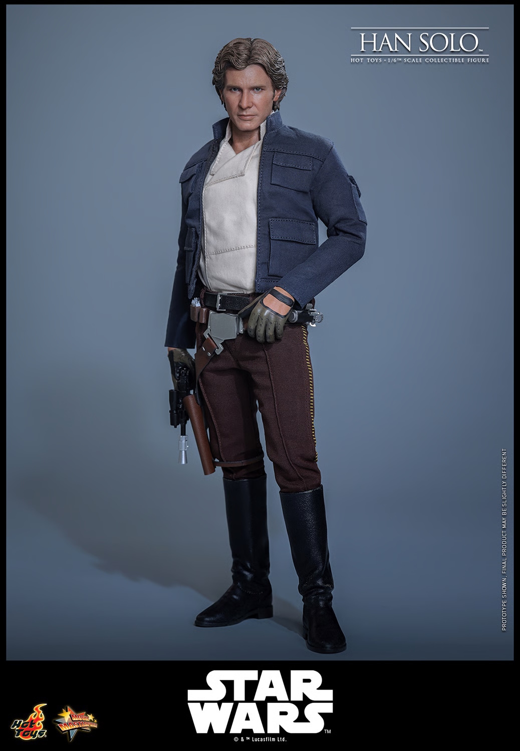 Han Solo by Hot Toys - Star Wars Episode V: The Empire Strikes Back 1/6 scale action figure - Reference MMS846