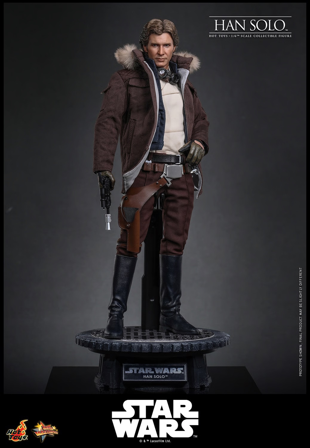 Han Solo by Hot Toys - Star Wars Episode V: The Empire Strikes Back 1/6 scale action figure - Reference MMS846