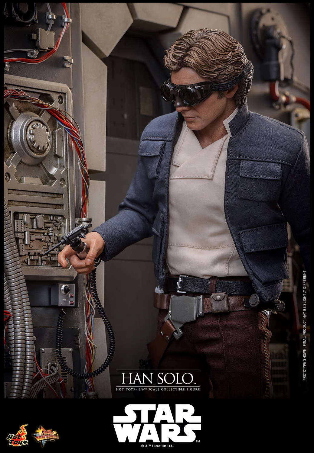 Han Solo par Hot Toys - figurine 1/6 Star Wars Episode V : L'Empire Contre-Attaque de 31 cm - Reference MMS846
